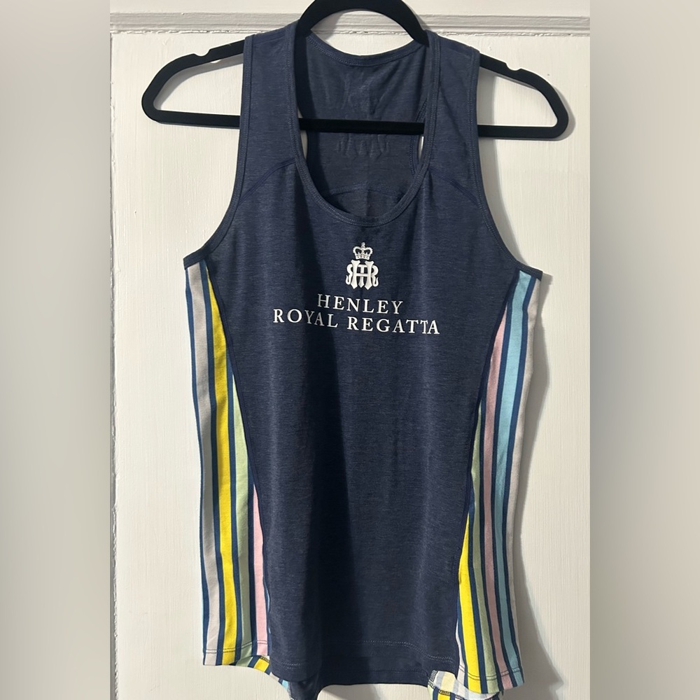 Henley Royal Regatta racer back fitness shirt. Ladies Small
